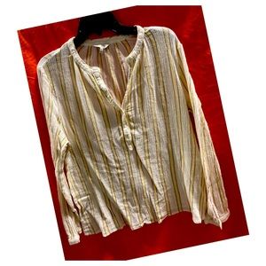 Woman’s Lucky Brand Popover Peasant Top